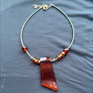 Elegant Amber Necklace